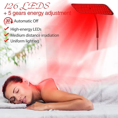 660Nm 850Nm LED Red Light Therapy Panel with Stand near Infrared Therapy Lamp Devices for Body Muscle Relax and Skin Care
