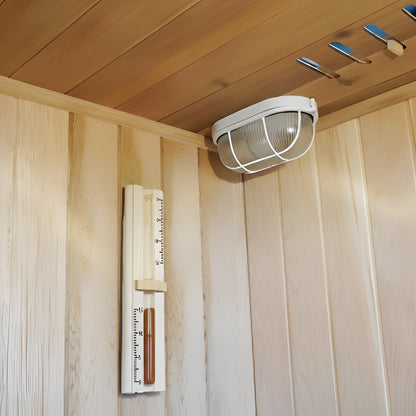 Charleston 4 Person Indoor Traditional Sauna Double Bench